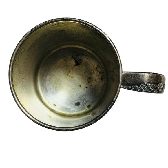 Lilac Time Rogers 1881 Silverplate child’s cup - Circa r - Picture 7 of 9